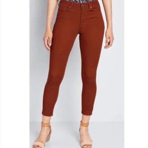 NWT Modcloth Burnt Orange Skinny Jeans - Size 18